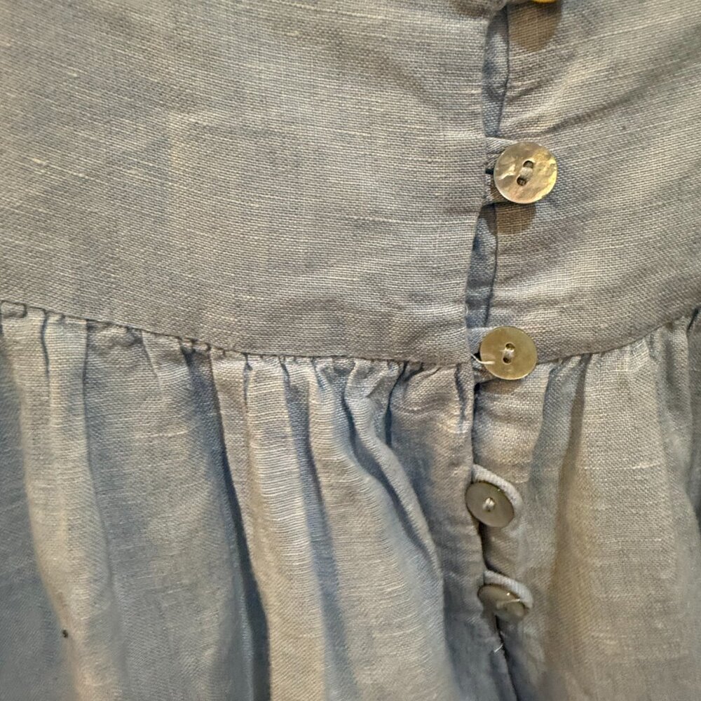 Blue Maxi Dress with Tie Back Detail - Picture 4 of 8